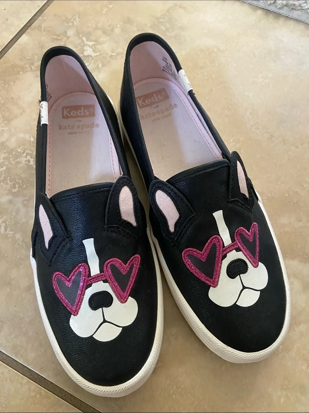 Girls Kate Spade Slip-on Sneakers